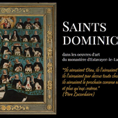 timeline: les saints dominicains dans les oeuvres du monastère