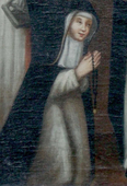 Moniale dominicaine en prière au XVII° siècle